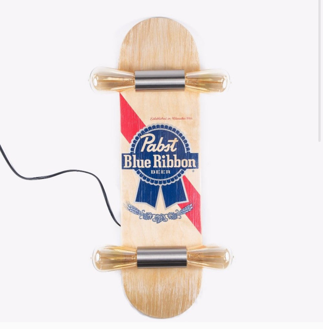 NEW * Pabst Blue Ribbon Skateboard Deck Light